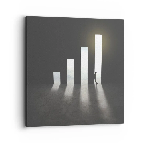 Tablou pe pânză - Succesul - o impresie - 40x40 cm