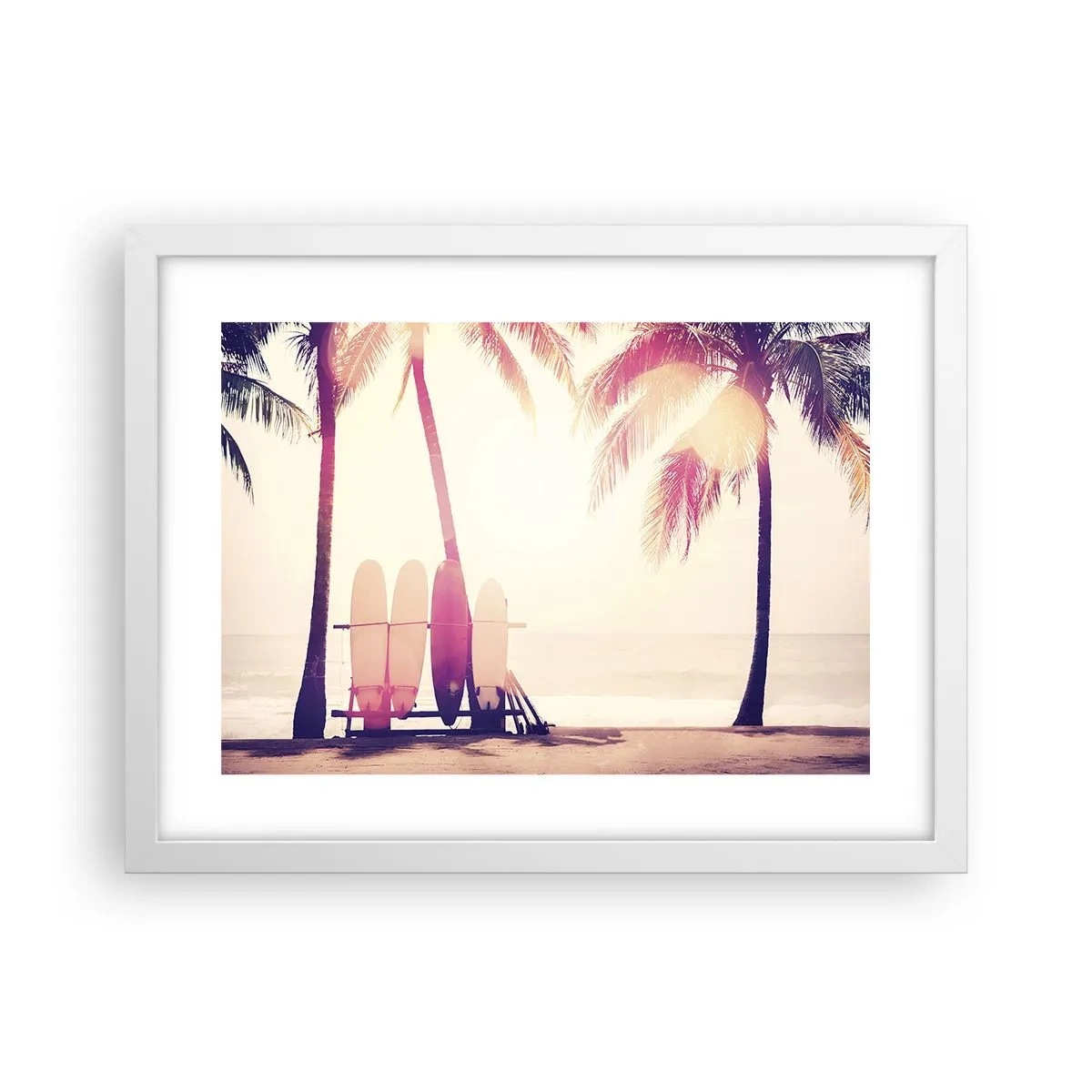 Poster în ramă albă - Va fi o zi minunată - 40x30 cm