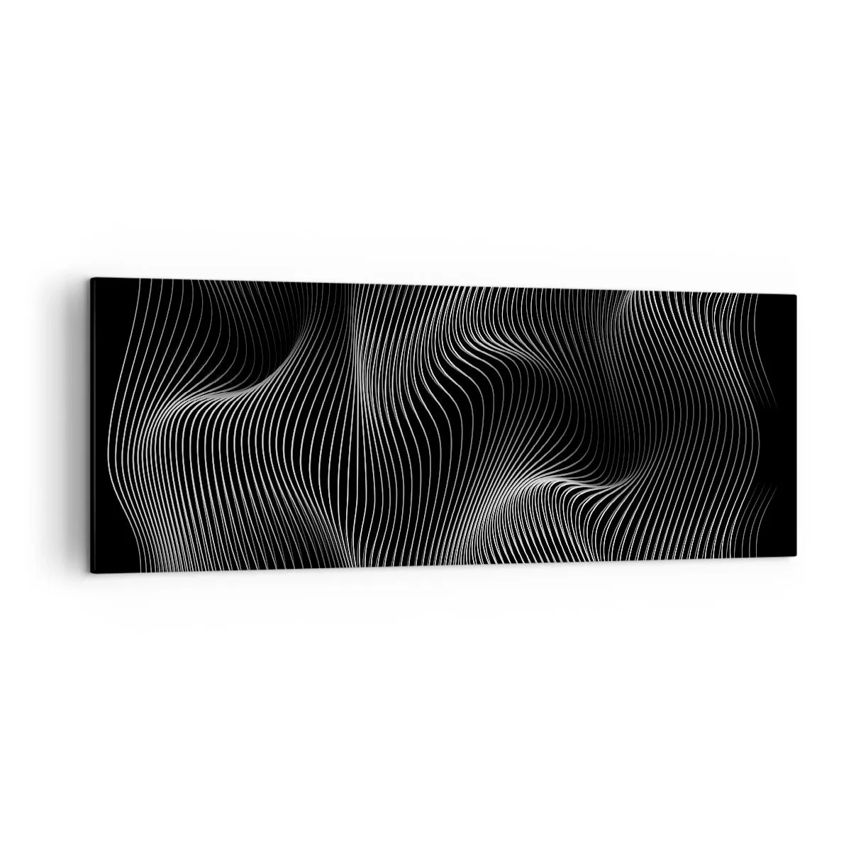 Tablou pe pânză - Dansul luminii în spațiu - 140x50 cm