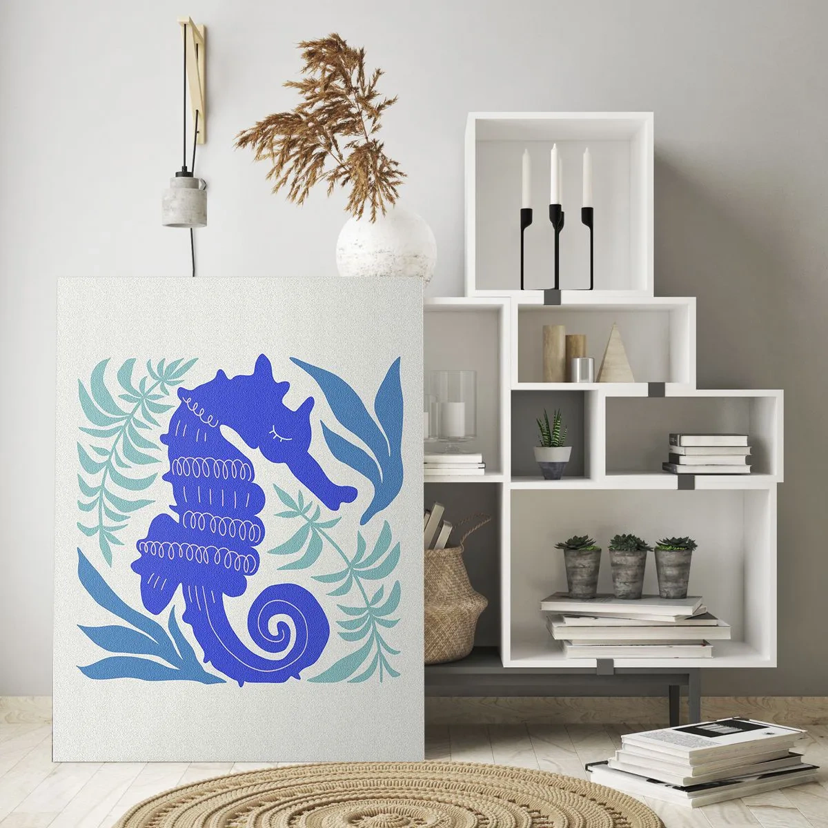 Tablou pe sticlă - Pe o pajiște subacvatică - 50x70 cm