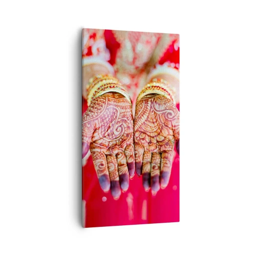 Tablou pe pânză - Gata să prindă fericirea - 55x100 cm