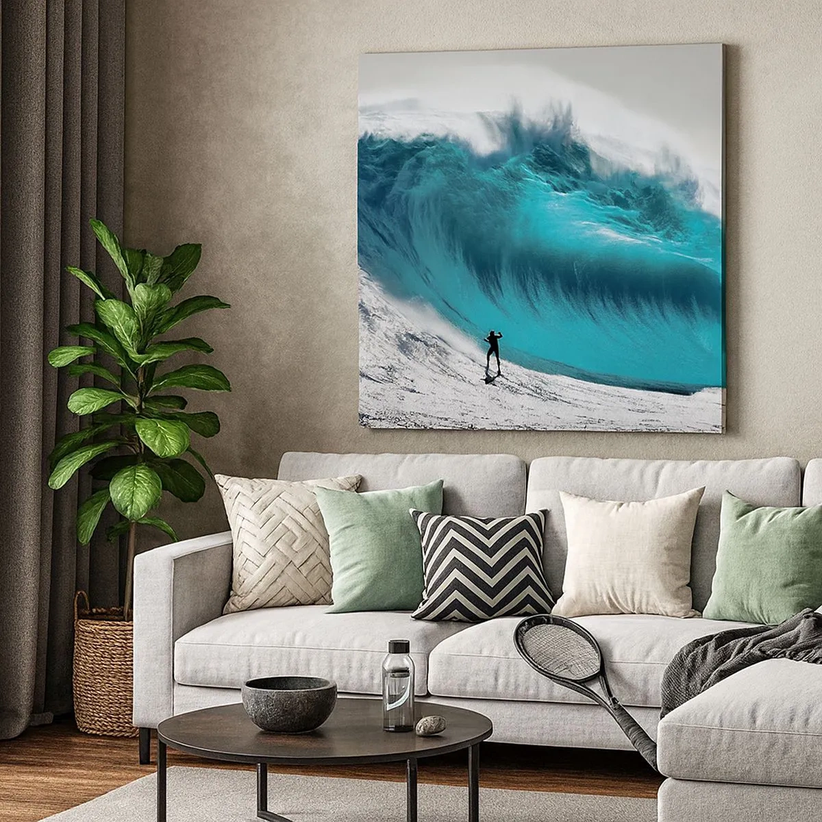 Tablou pe pânză - Provocare acceptată - 30x30 cm