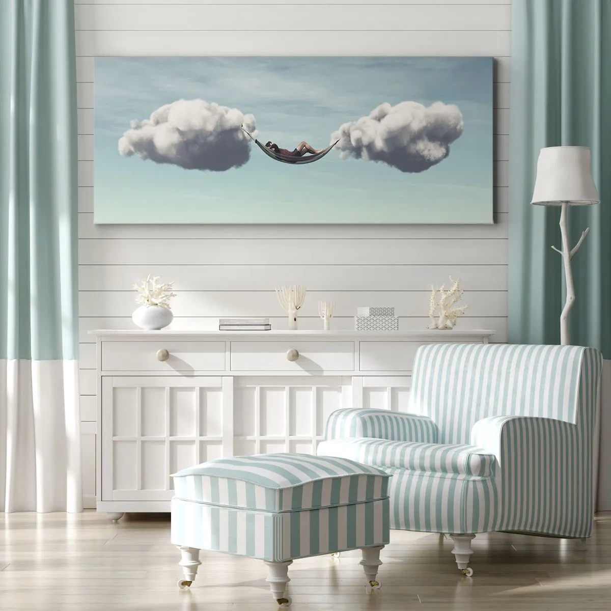Tablou pe pânză - Fericirea momentului - 100x40 cm