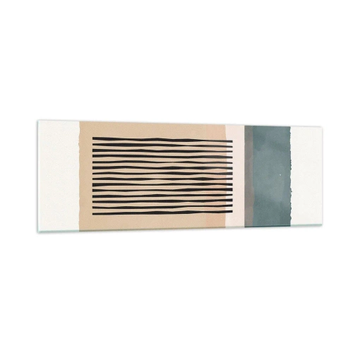Tablou pe sticlă - Totul este în regulă - 90x30 cm