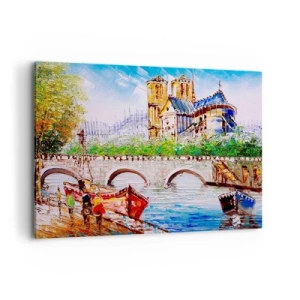 Tablou pe pânză - Timpul lor nu trece niciodată - 100x70 cm