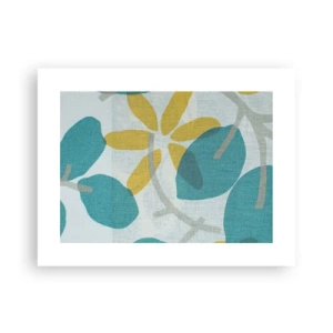 Poster - Printre frunzele de azur - 40x30 cm