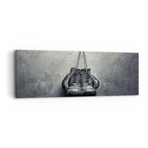 Tablou pe pânză - Timp de luptă și timp de pace - 90x30 cm