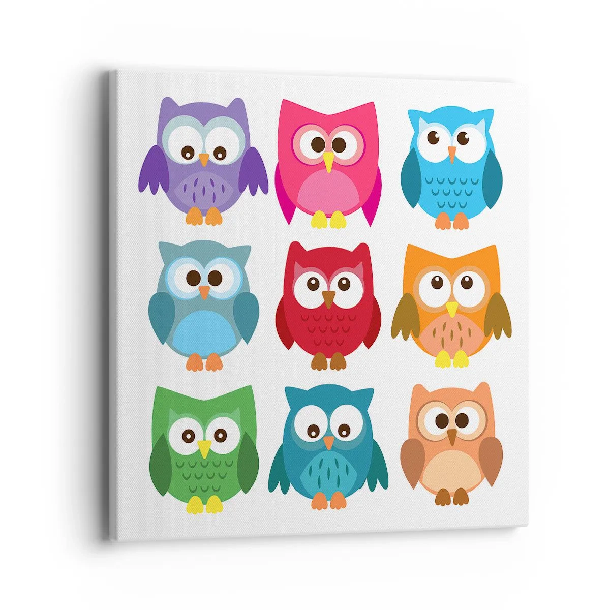 Tablou pe pânză - Diferențele pot fi amuzante - 40x40 cm