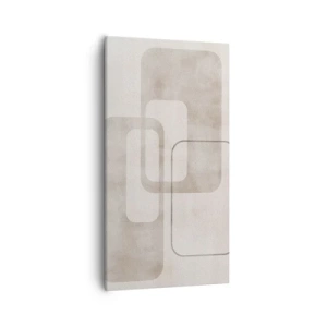 Tablou pe pânză - Fuga geometrică - 55x100 cm