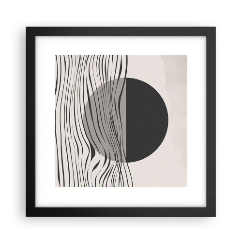 Poster în ramă neagră - Semicompunere - 30x30 cm