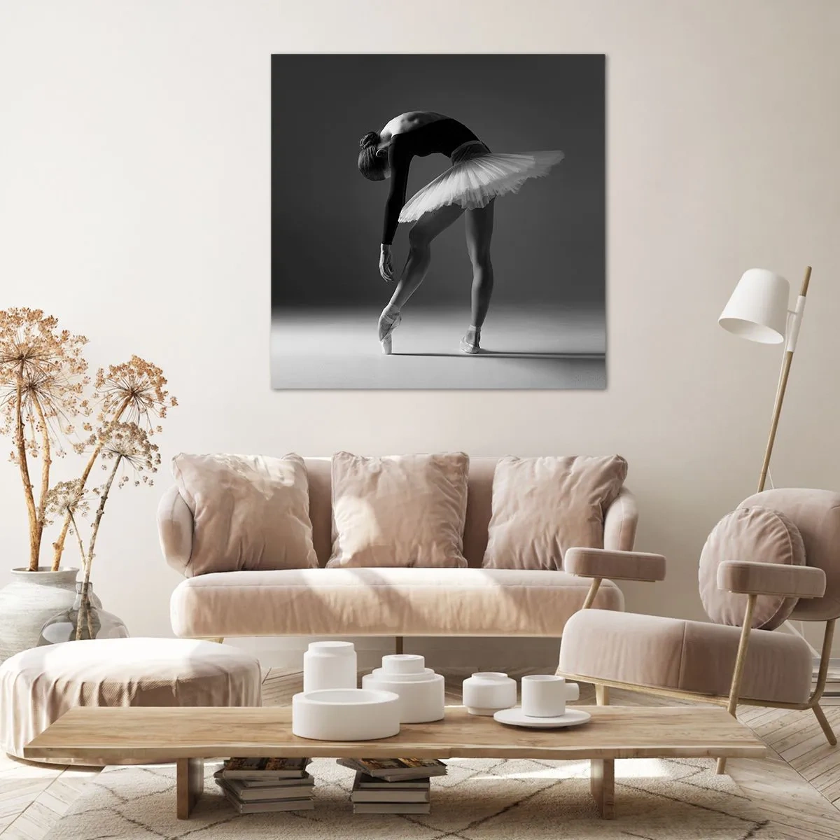 Tablou pe pânză - Bella balerina - 40x40 cm