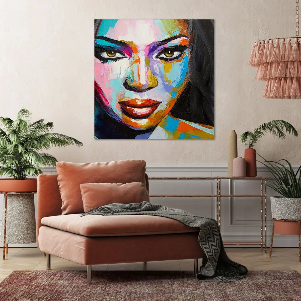 Tablou pe pânză - Nu-ți poți lua ochii de la - 70x70 cm