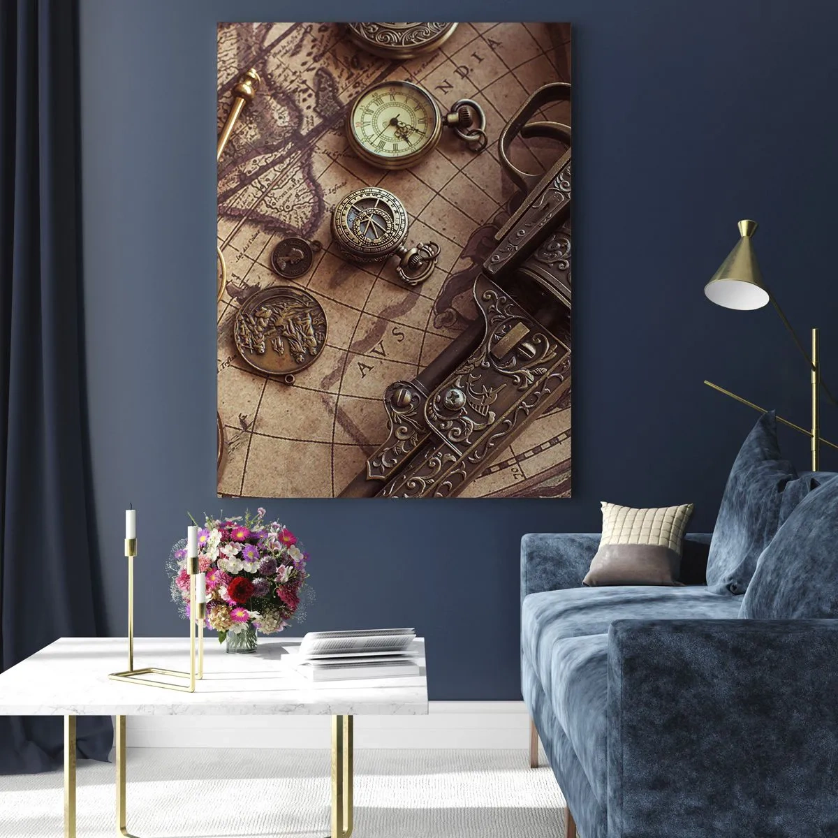 Tablou pe sticlă - Sugestii de aventură - 70x100 cm