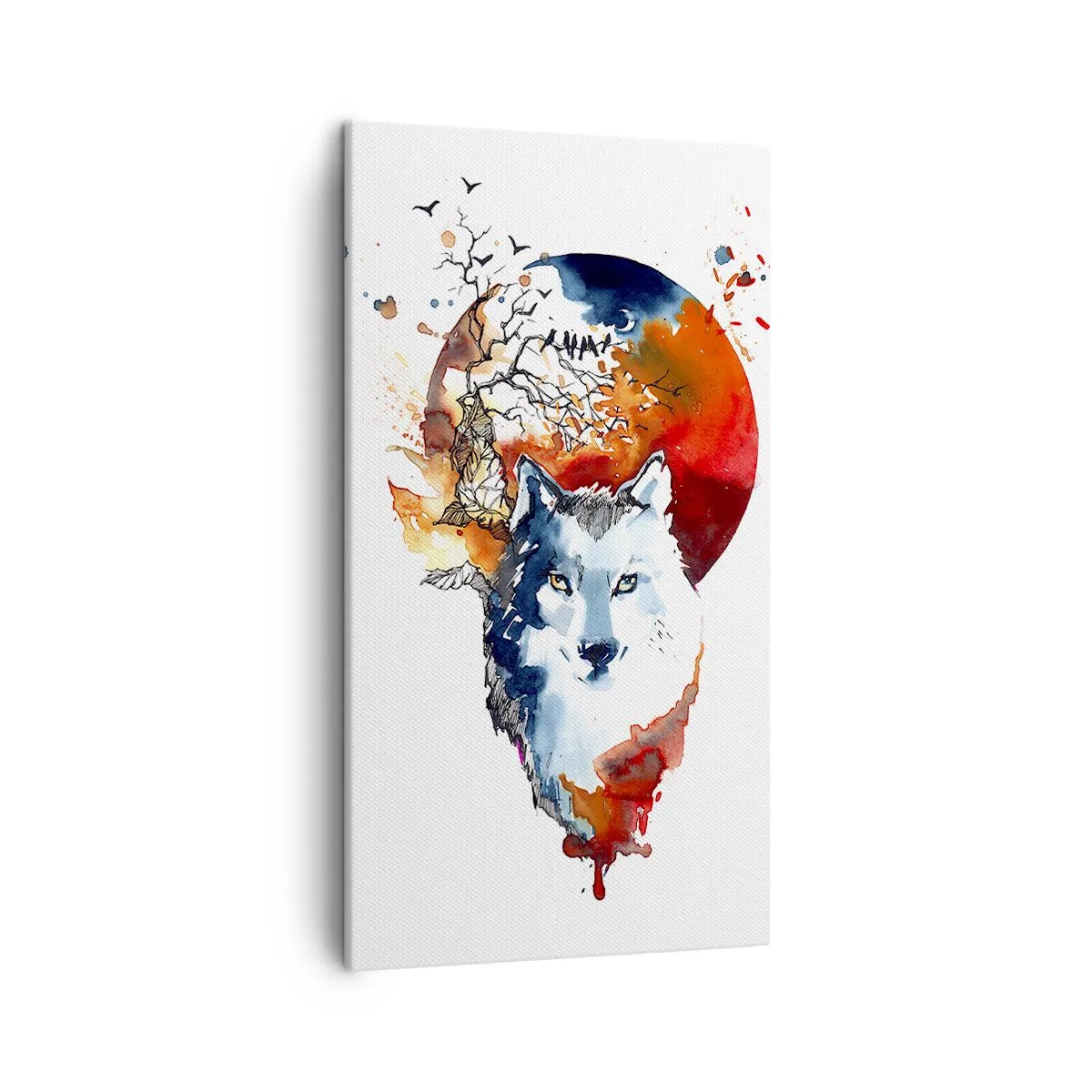 Tablou pe pânză - Bot în bot cu noaptea - 45x80 cm