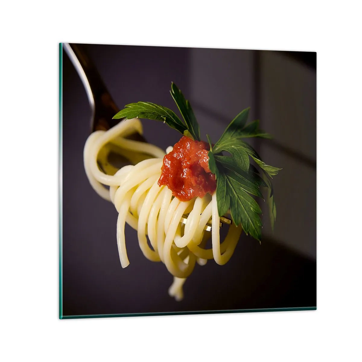 Tablou pe sticlă - Mușcătură gustoasă - 70x70 cm
