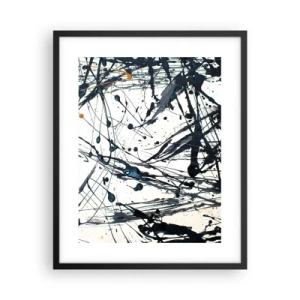 Poster în ramă neagră - Cu sau fără sens? - 40x50 cm