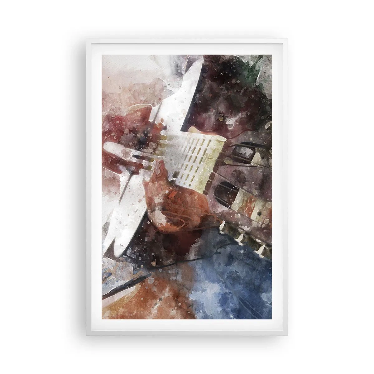 Poster în ramă albă - Și ce părere ai? - 61x91 cm