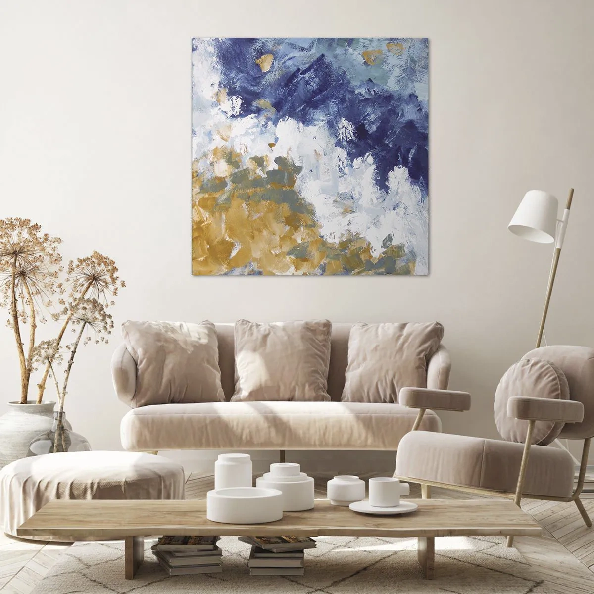 Tablou pe pânză - Dansul elementelor - 50x50 cm