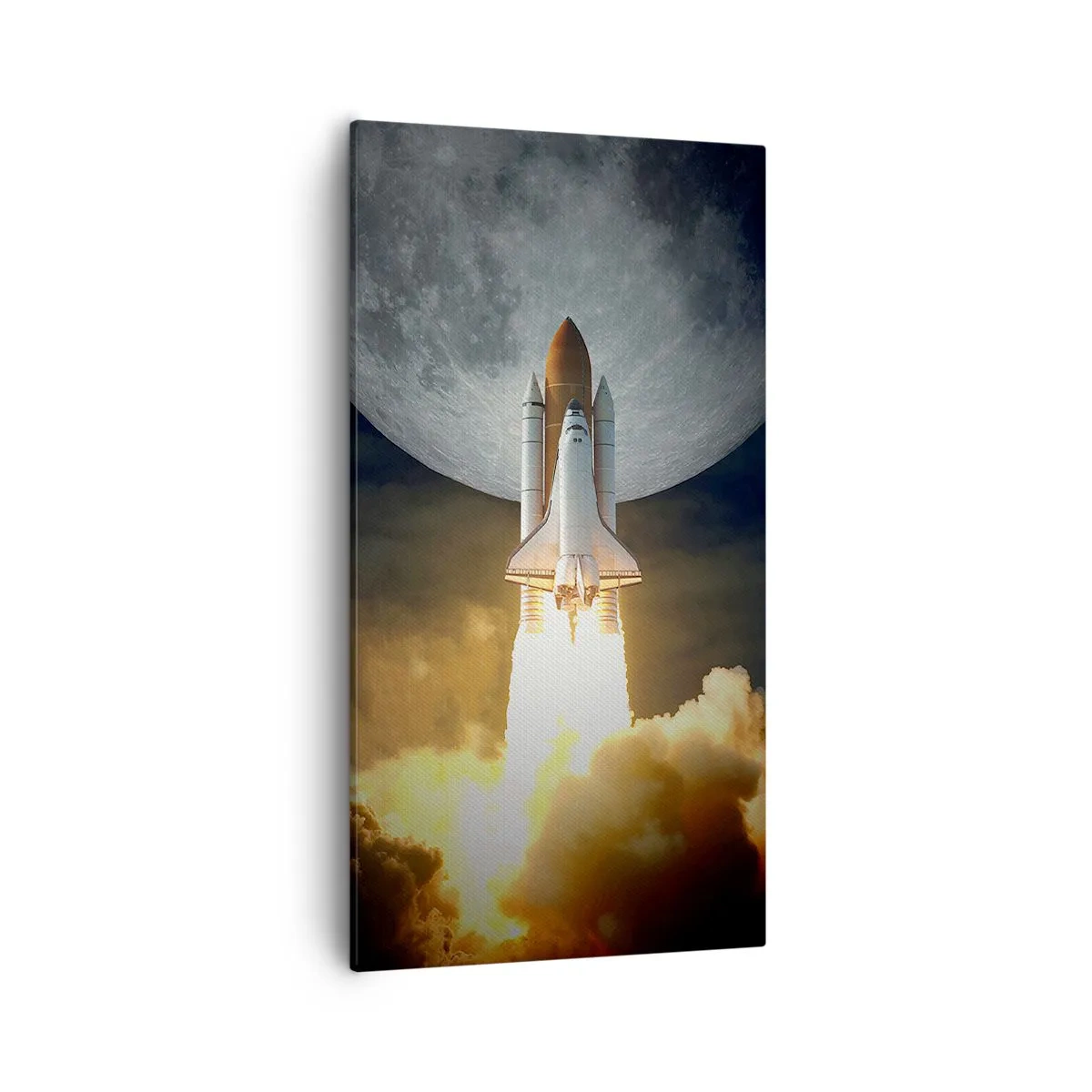 Tablou pe pânză - Începutul unei aventuri nepământene - 55x100 cm