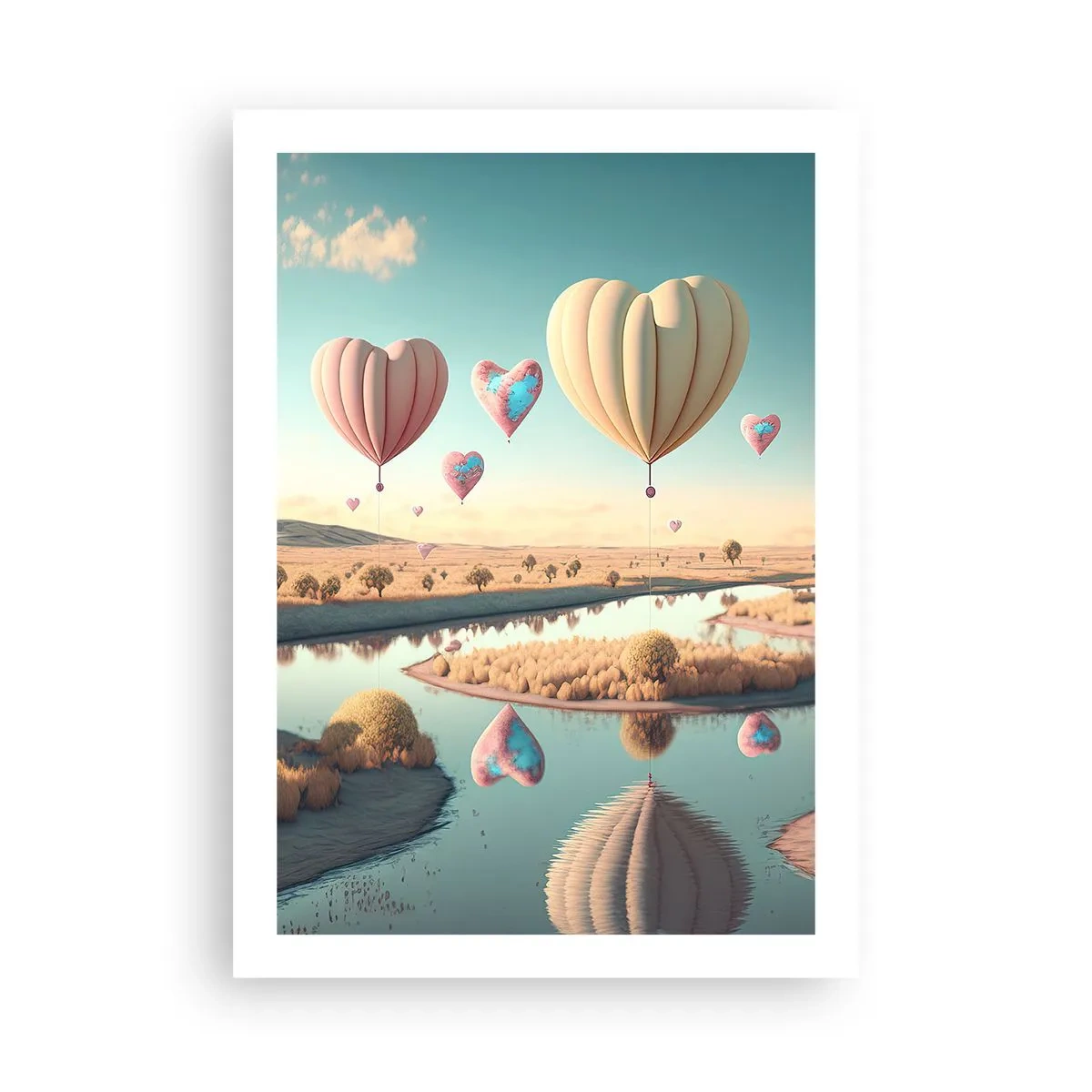 Poster - Iubirea ne înalță - 50x70 cm