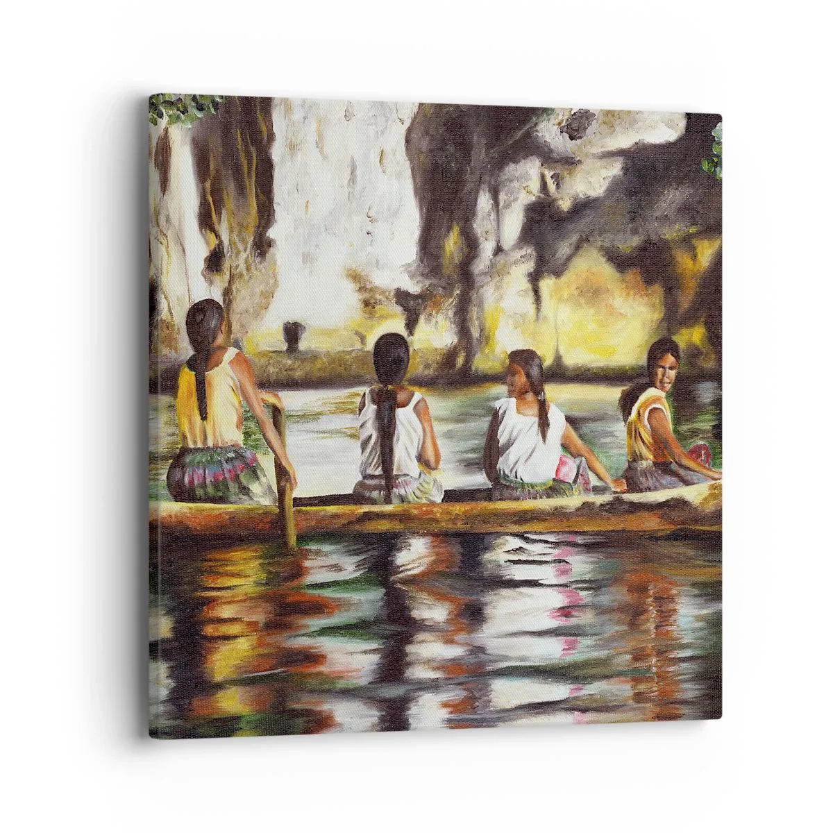 Tablou pe pânză - Într-un paradis polinezian - 40x40 cm