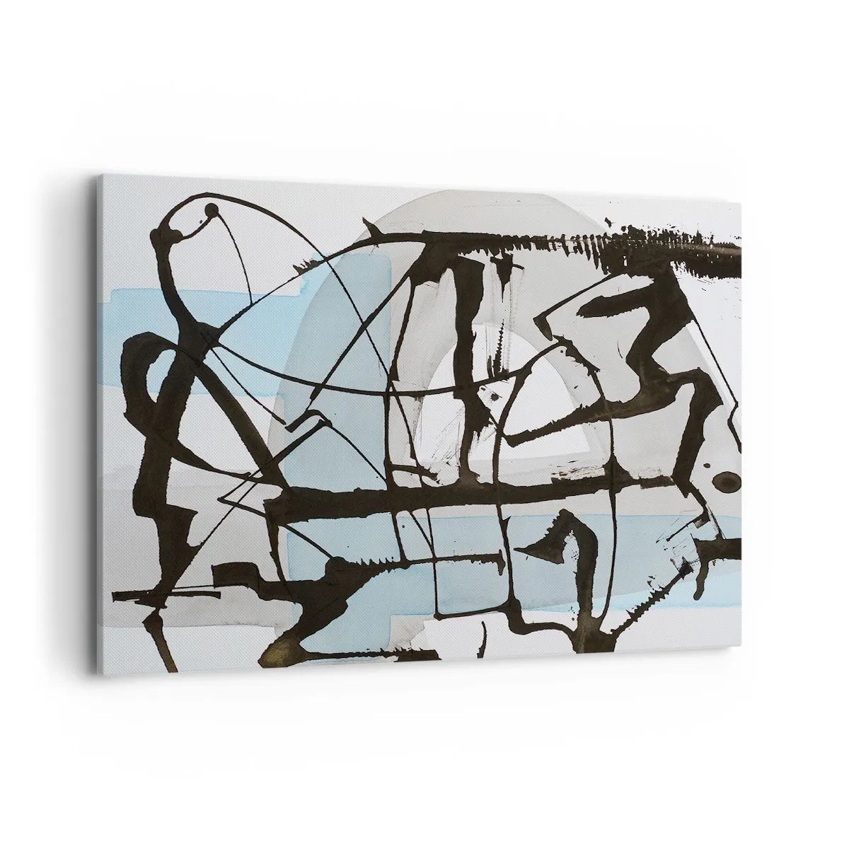 Tablou pe pânză - Cu toate acestea, albastru - 100x70 cm