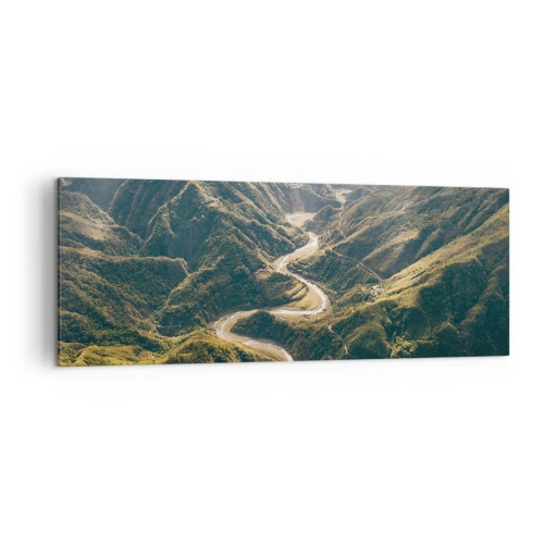 Tablou pe pânză - Direct din inima munților - 140x50 cm
