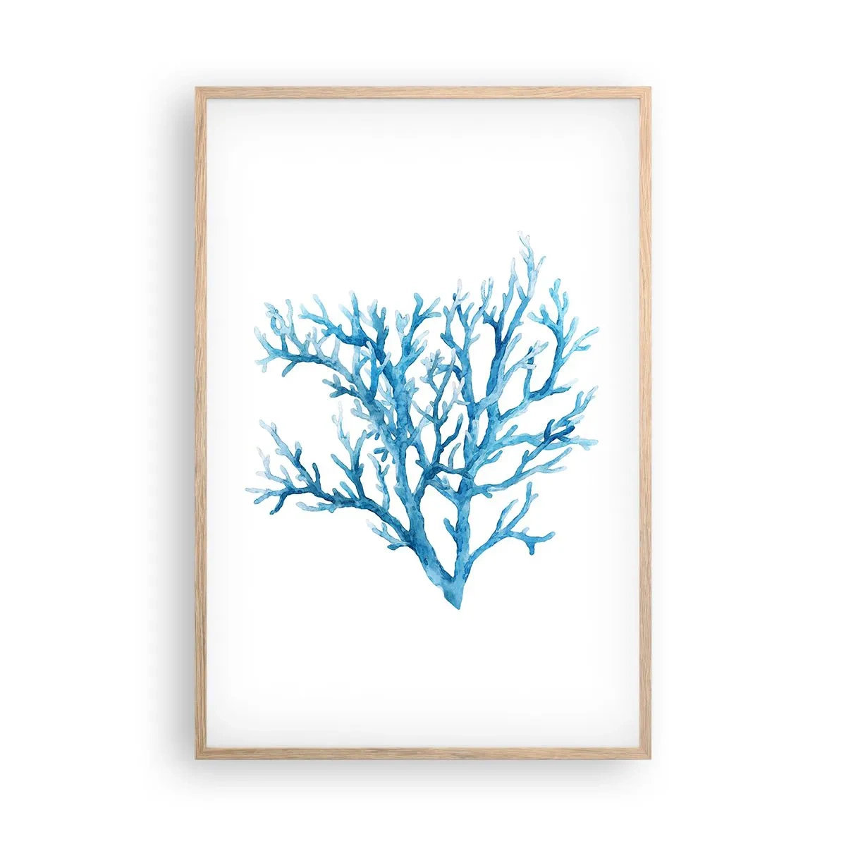 Poster în ramă de stejar deschis - Filigranul marin - 61x91 cm