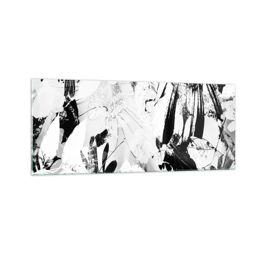 Tablou pe sticlă - Toamna în negativ - 100x40 cm