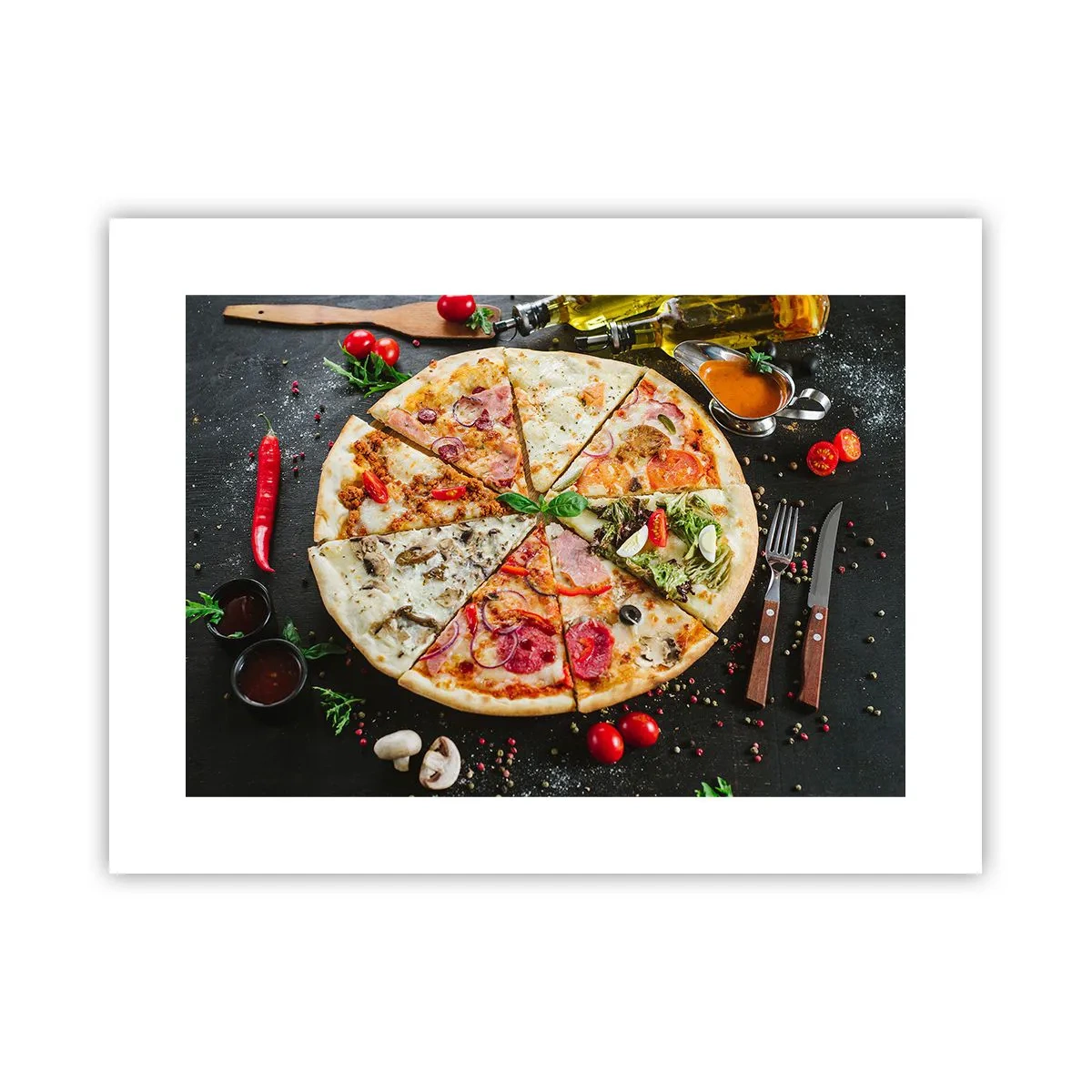 Poster - Un evantai de arome - 40x30 cm