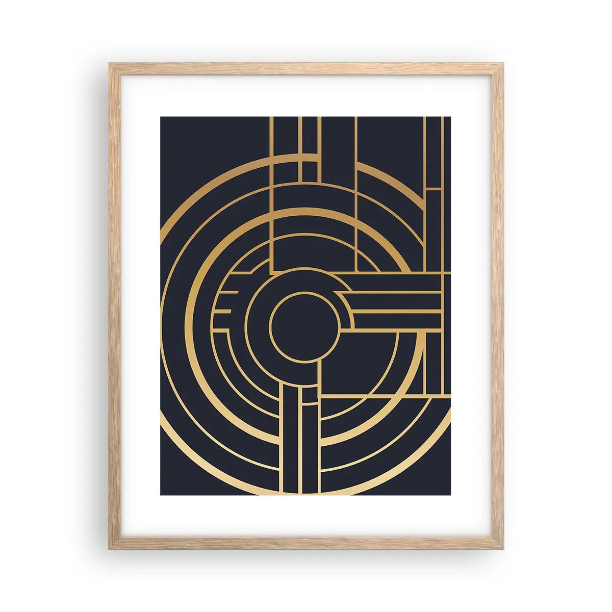 Poster în ramă de stejar deschis - Întoarcerea lucrurilor - 40x50 cm