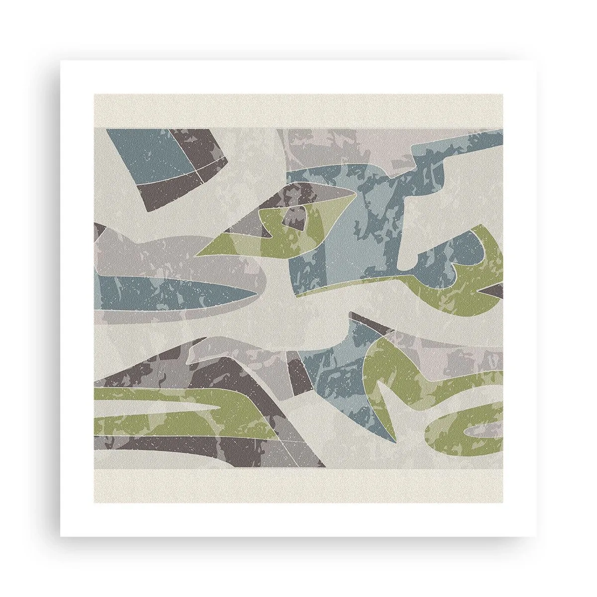 Poster - Compoziție din spatele geamului - 50x50 cm