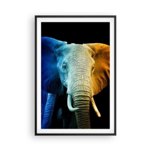 Poster în ramă neagră - Excentric, nu ciudat - 61x91 cm