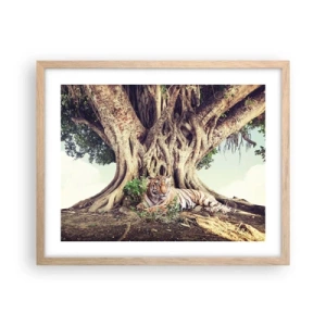 Poster în ramă de stejar deschis - O perspectivă din Geneză - 50x40 cm