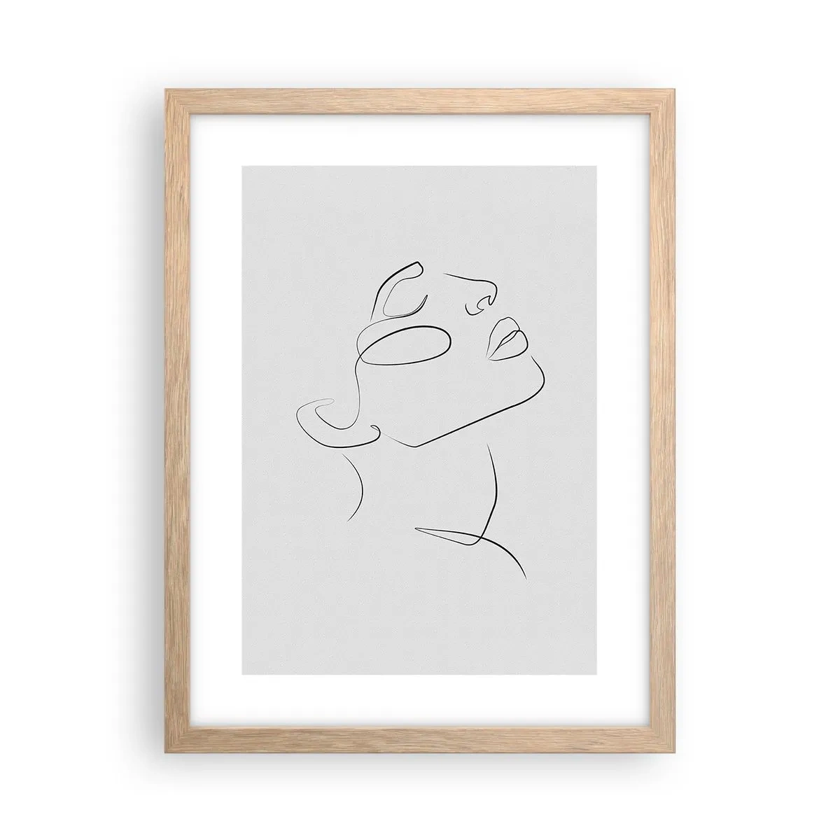 Poster în ramă de stejar deschis - Meandrele unui vis - 30x40 cm
