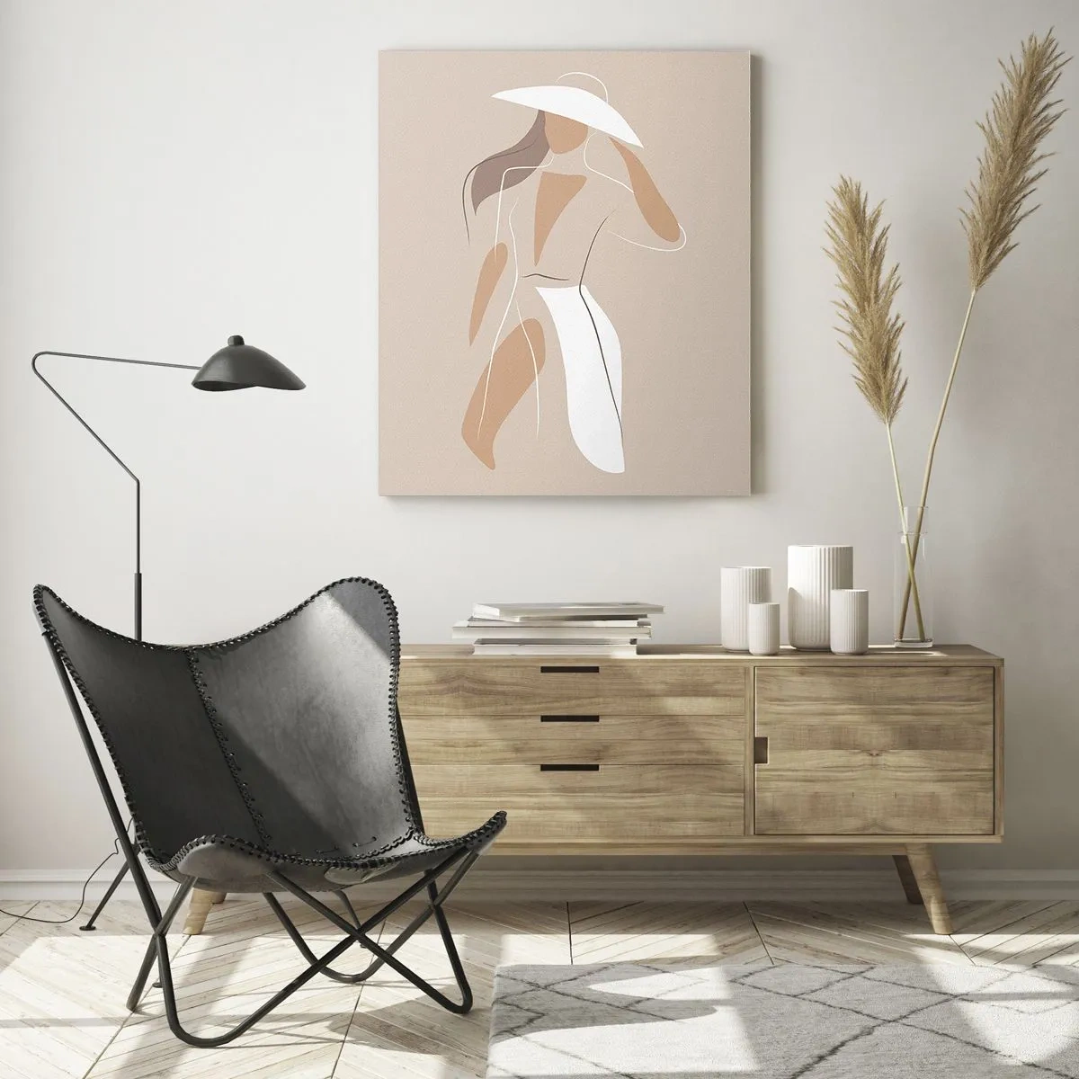 Tablou pe sticlă - Moda este distractivă - 50x70 cm
