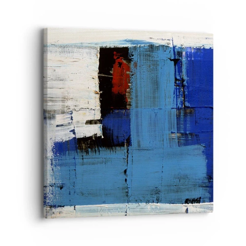 Tablou pe pânză - Secretul albastru - 30x30 cm