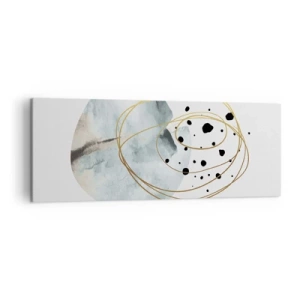 Tablou pe pânză - În îmbrățișarea spațiului - 140x50 cm