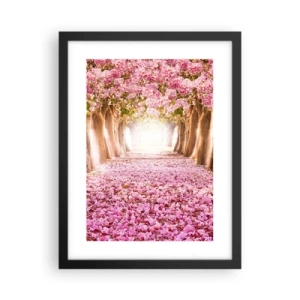 Poster în ramă neagră - Drumul spre paradis - 30x40 cm