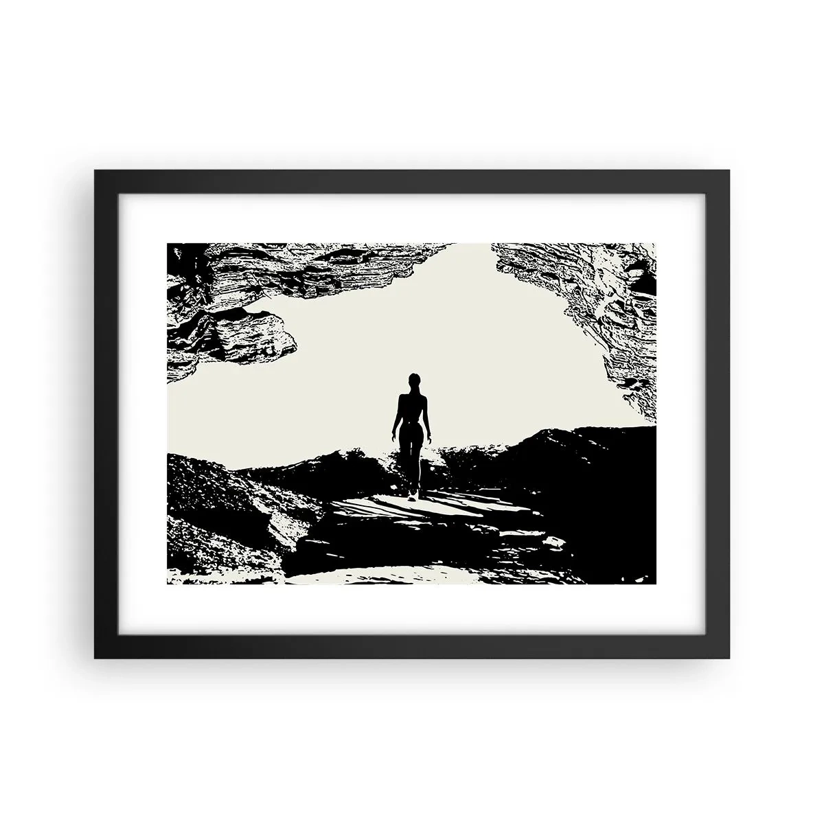 Poster în ramă neagră - O nouă înfățișare - 40x30 cm