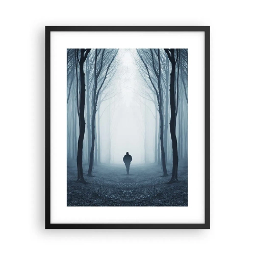 Poster în ramă neagră - Și totul este simplu și clar - 40x50 cm