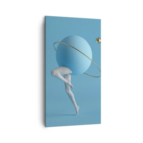 Tablou pe pânză - Și planetele o iau razna - 45x80 cm