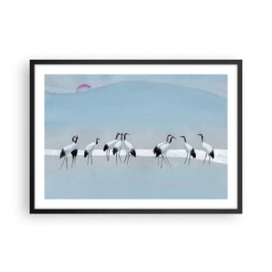 Poster în ramă neagră - După o zi fierbinte - 70x50 cm