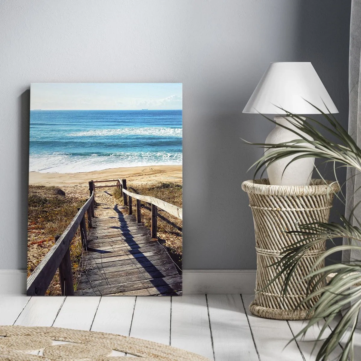 Tablou pe pânză - Aleargă! - 45x80 cm