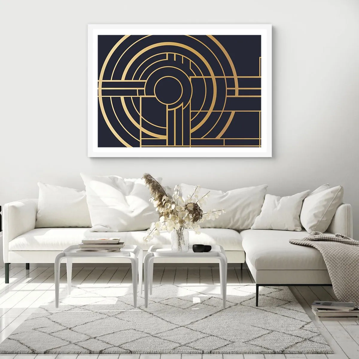 Poster în ramă albă - Întoarcerea lucrurilor - 91x61 cm