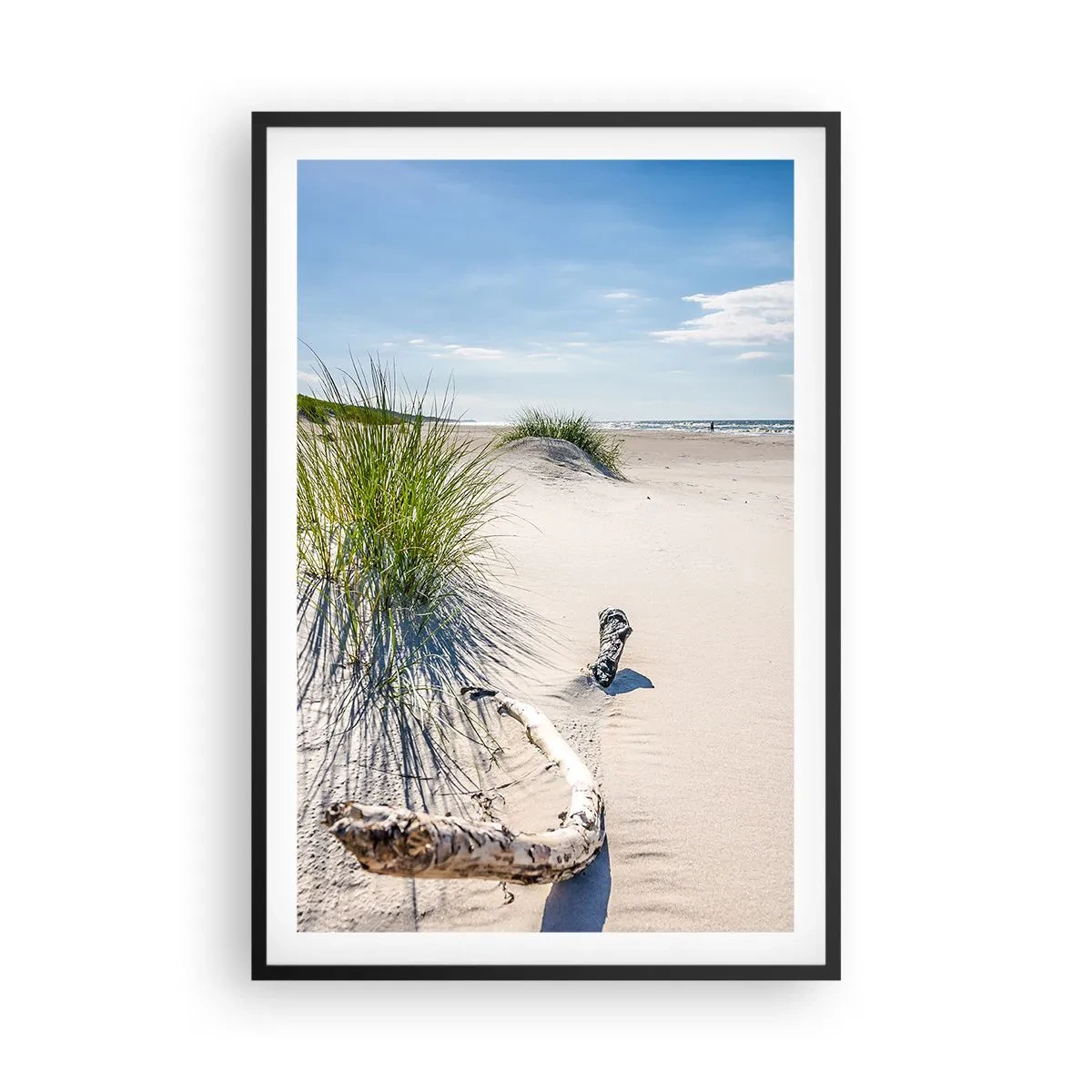 Poster în ramă neagră - Cea mai frumoasă? Baltică - 61x91 cm