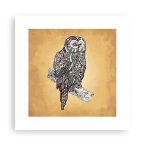 Poster - Ornamente complicate de înțelepciune - 30x30 cm