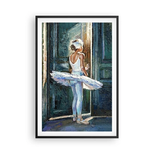 Poster în ramă neagră - Înainte de spectacol - 61x91 cm