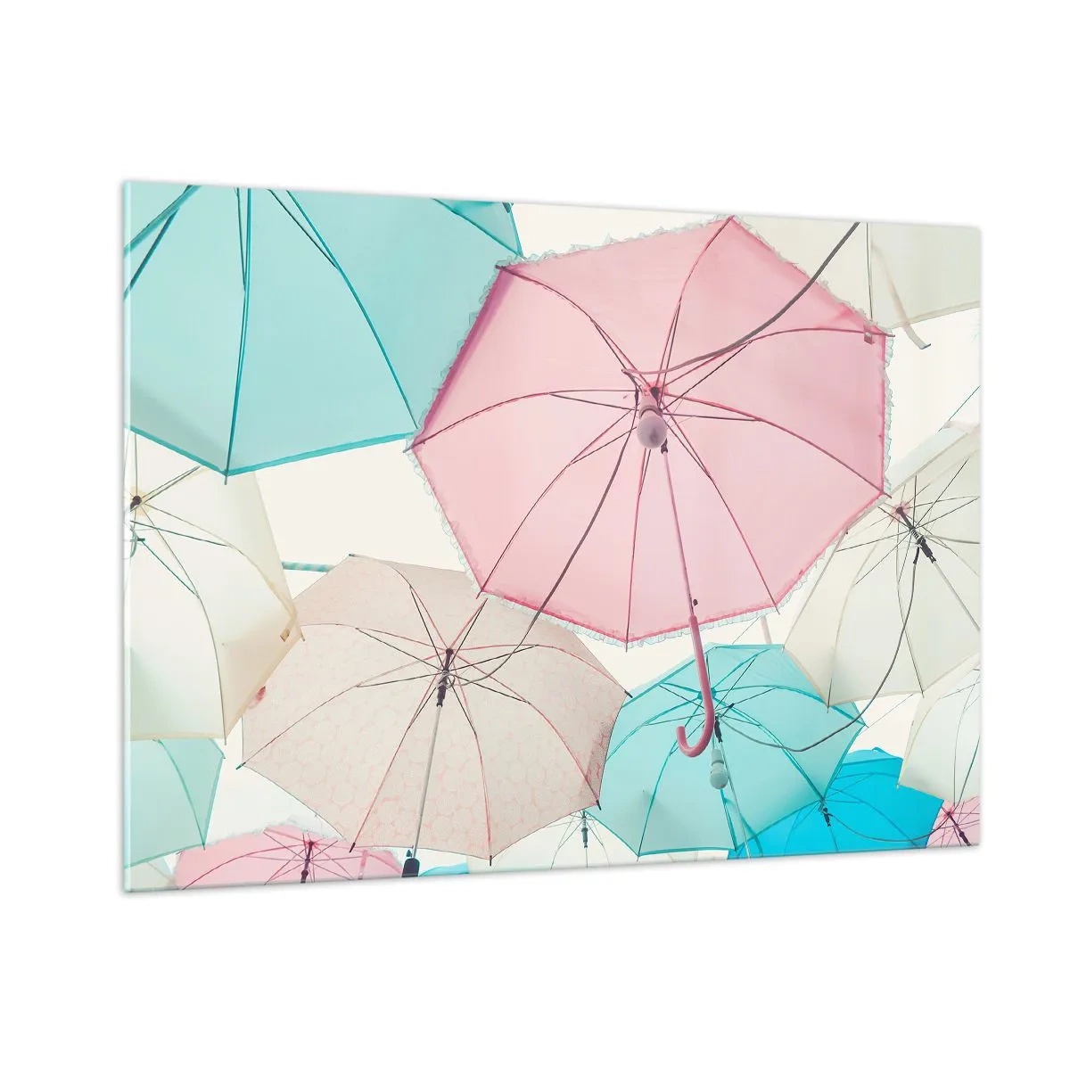 Tablou pe sticlă - Uneori soare, alteori ploaie - 100x70 cm