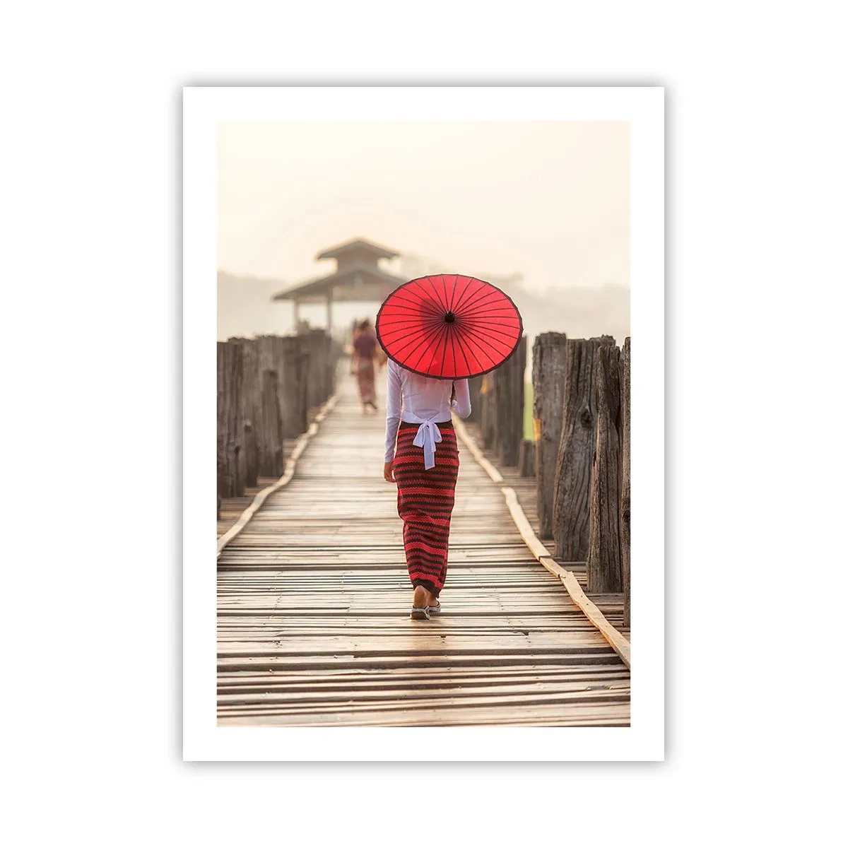 Poster - Pe podul vechi - 50x70 cm